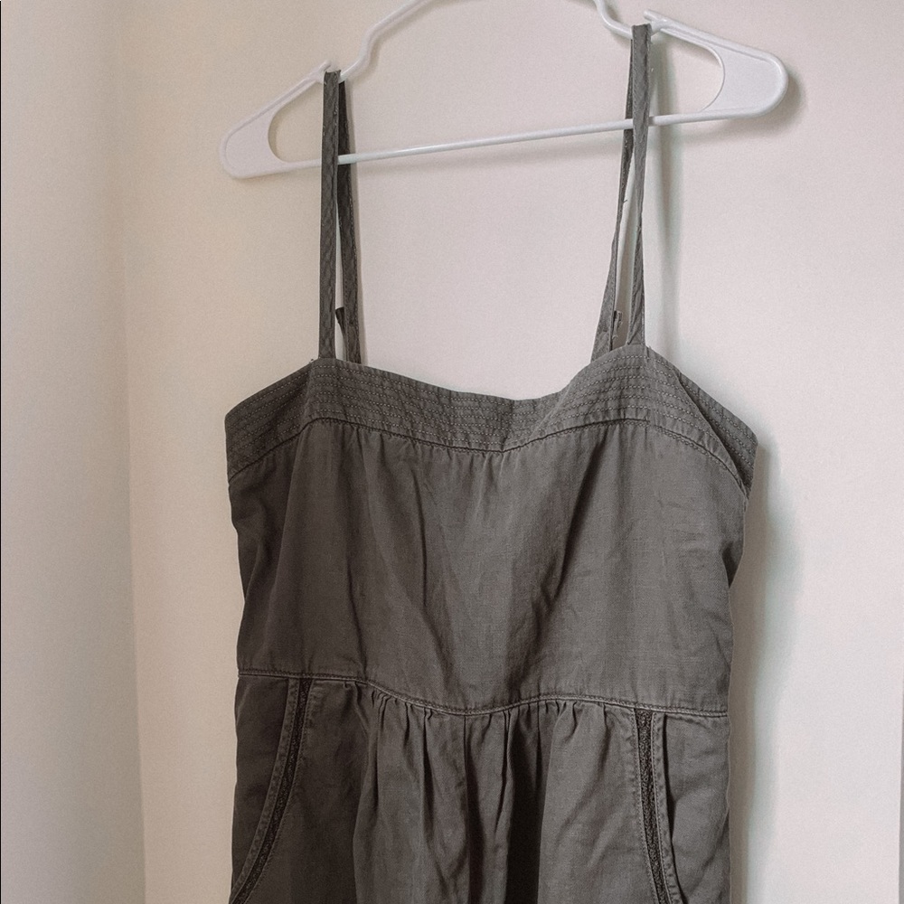 Anthropologie Slate Grey Jumpsuit